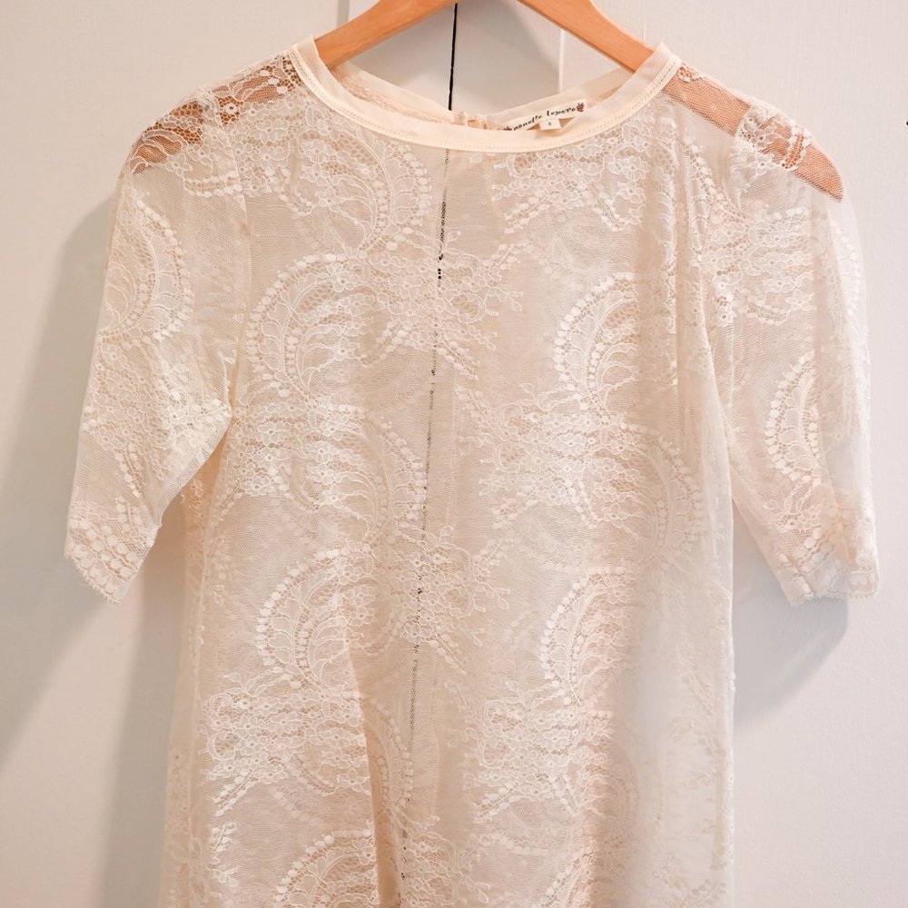 Nanette Lepore Lace Shirt